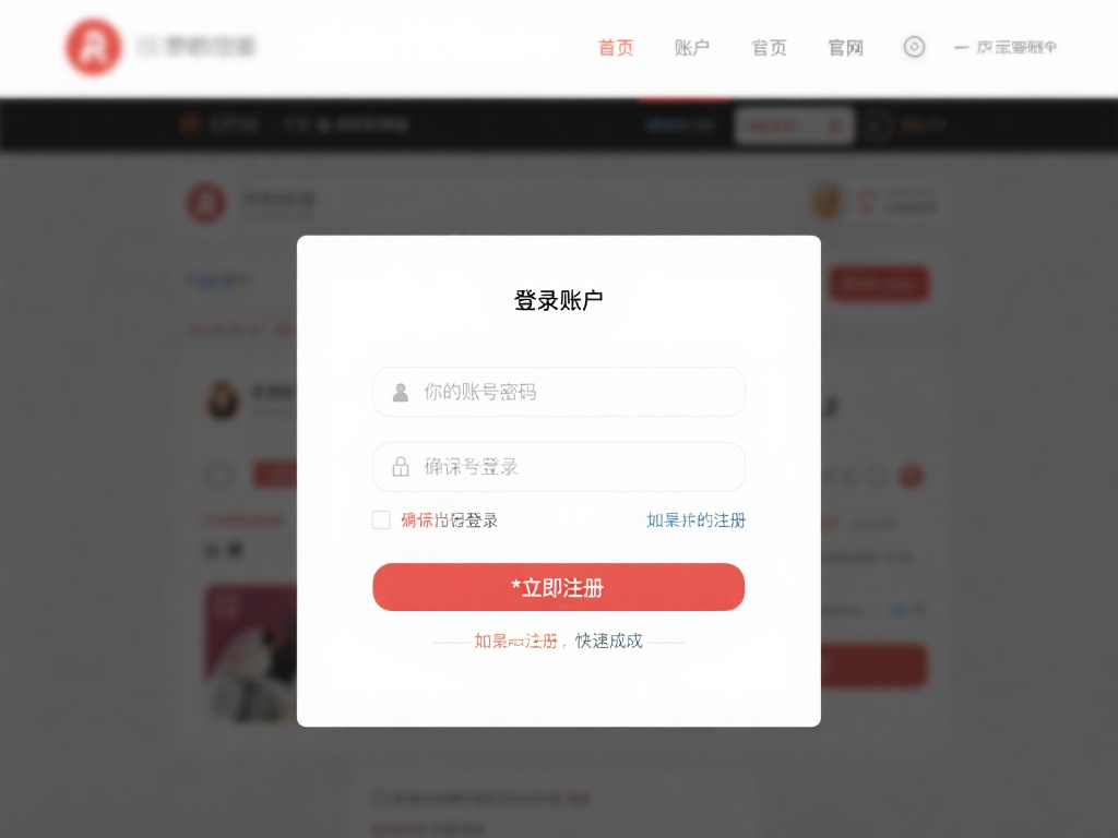 登录账户：进入官网后，输入你的账号和密码，确保已登